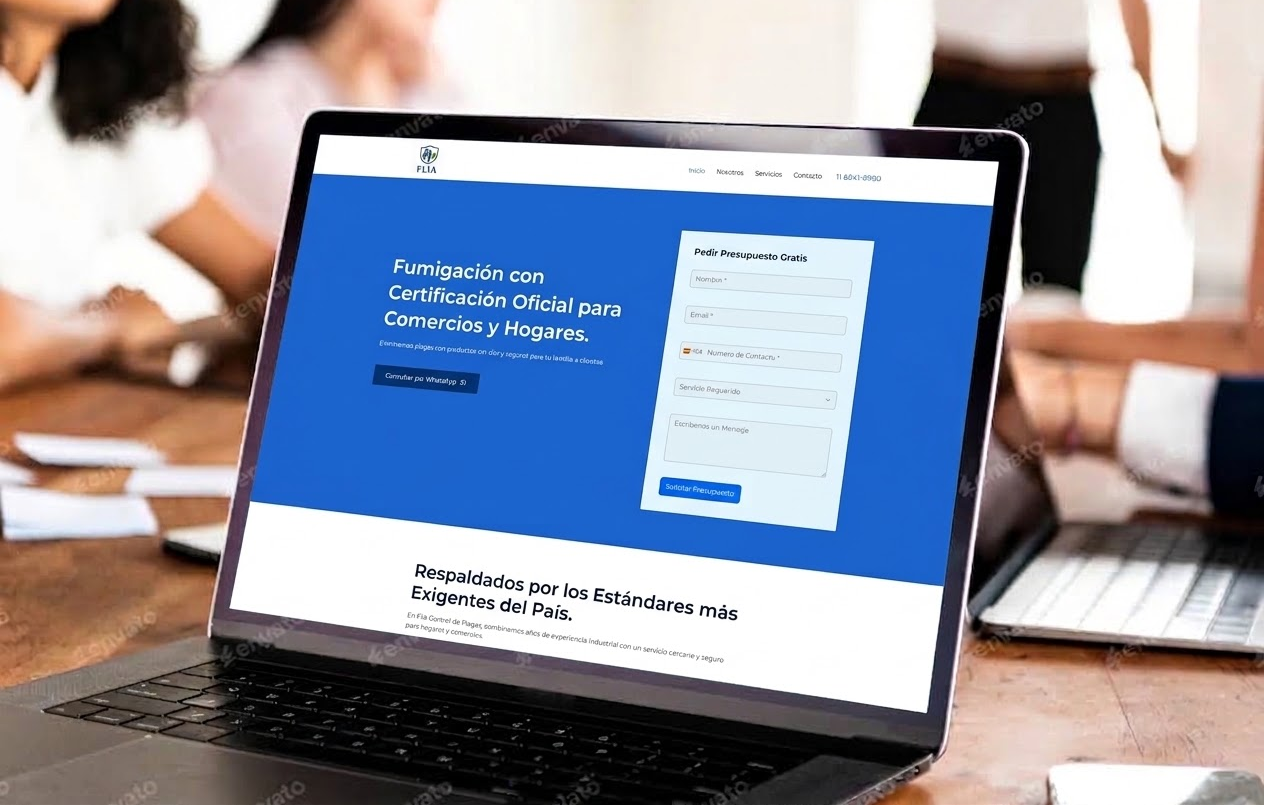 Fumigadora Flía Landing Page